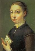 ANGUISSOLA  Sofonisba Self-Portrait  ghjlytyty Sweden oil painting reproduction